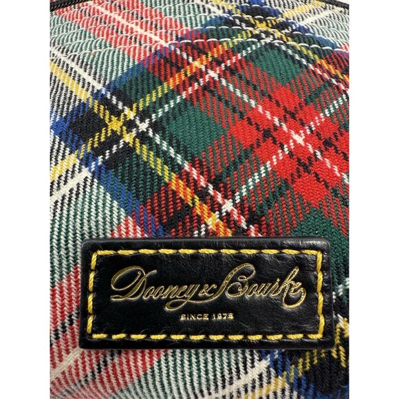Dooney & Bourke Plaid Crossbody Bag - Red, Green, Blue, White - Picture 5 of 10
